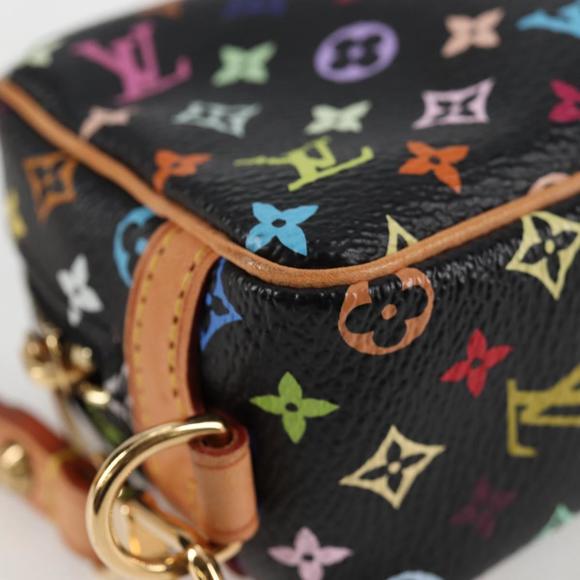 LOUIS VUITTON Multicolor Trousse Wapity Pouch Black M58034 Auth 126256AV - Picture 7 of 16